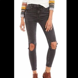 Free People Black Jeans